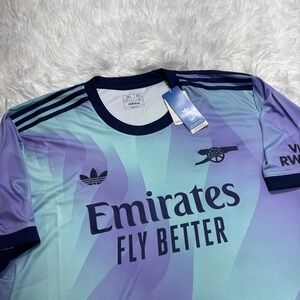 Adidas Arsenal Authentic 2024-25 Third Jersey Men's 3XL Slim Fit Soccer New!